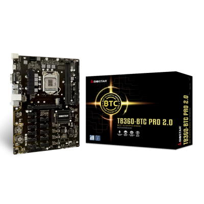 Biostar TB360-BTC PRO 2.0 12GPU Mining Motherboard