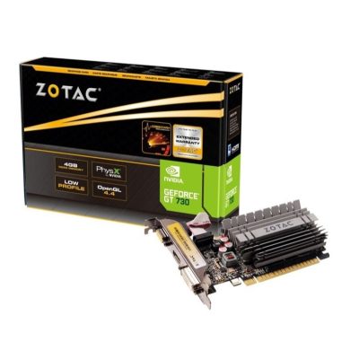 ZOTAC GeForce GT 730 4GB DDR3 PCI Express 2.0 Zone Edition Graphics