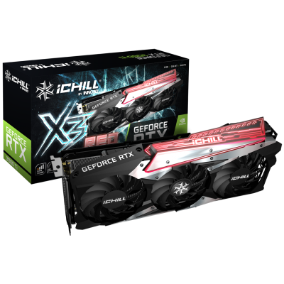 INNO3D Geforce RTX 3060 TI ICHILL X3 Red Graphics Card (Pre-Owned)