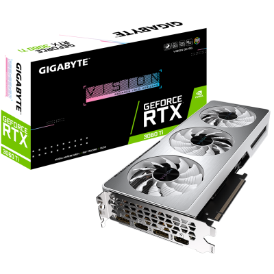 GIGABYTE GEFORCE RTX 3060 TI VISION OC LHR 8GB GDDR6 Graphics Card (Pre-Owned)